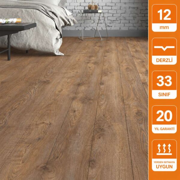 AGT Effect Derzli Premium Laminat Parke 12mm Pamir