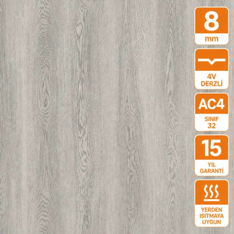 AGT Natura Line Laminat Parke 4V Derzli 8mm Salda Meşe